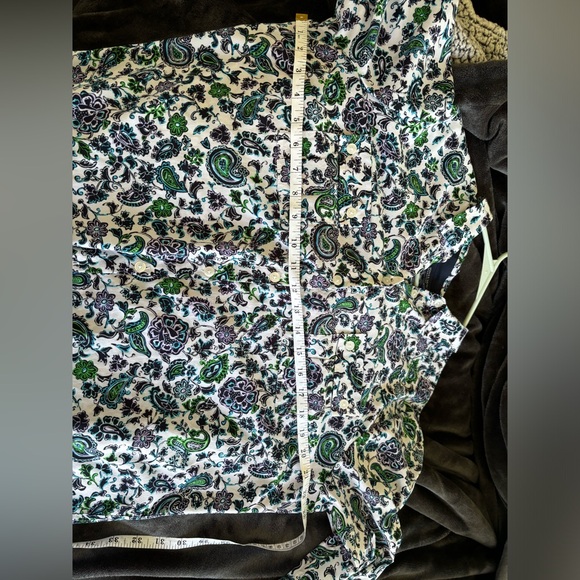 Jones New York Women’s Button Up Blouse Long Sleeve Size L - Picture 4 of 7